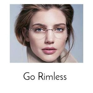 Curated listing $150 The Harvard" Rimless Eyewear
